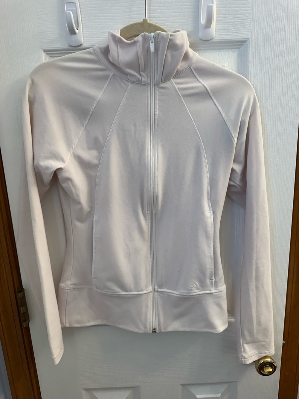 Women's Zip-Front Active Jacket in White by Adidas